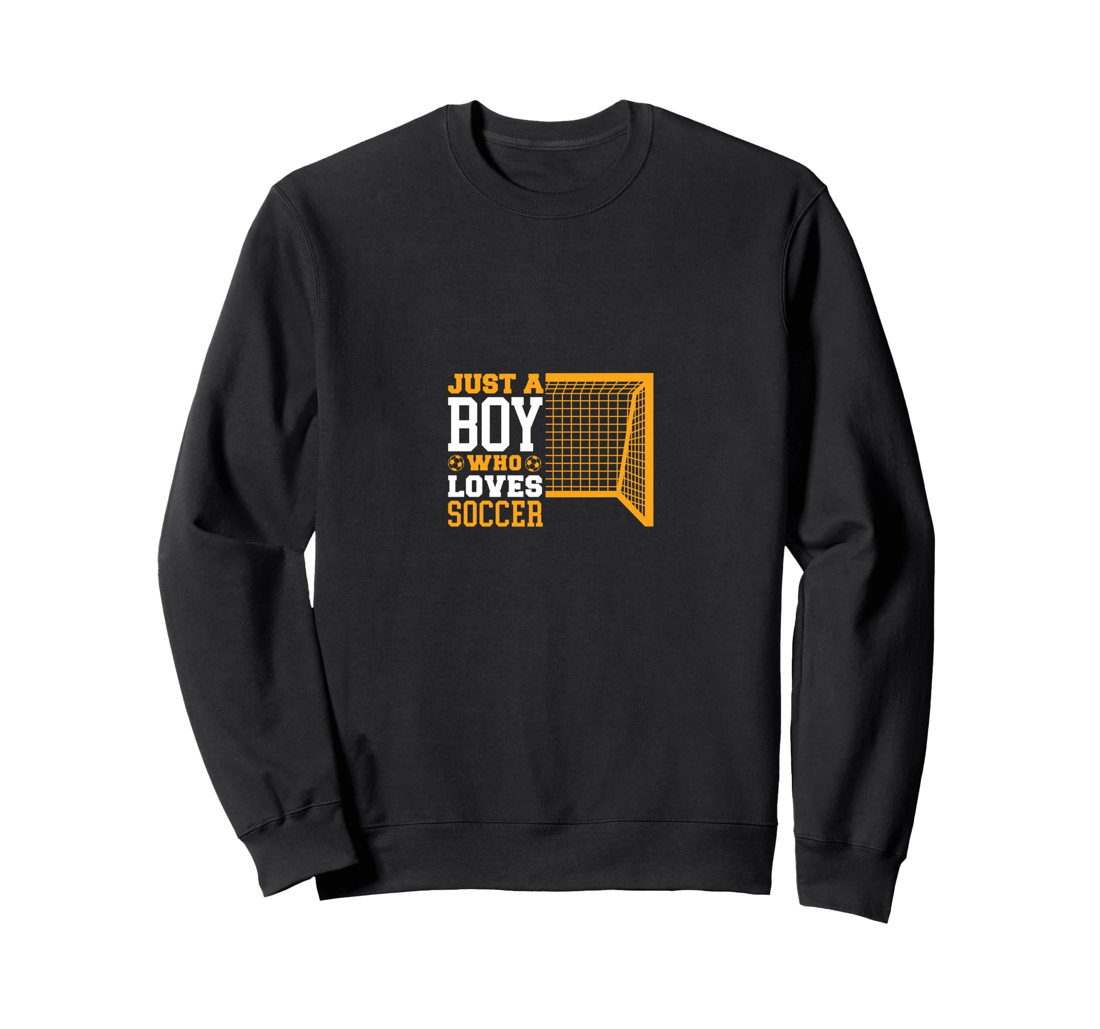 Who Loves Soccer Funny Sweatshirt - Novelty Apparel Men Women