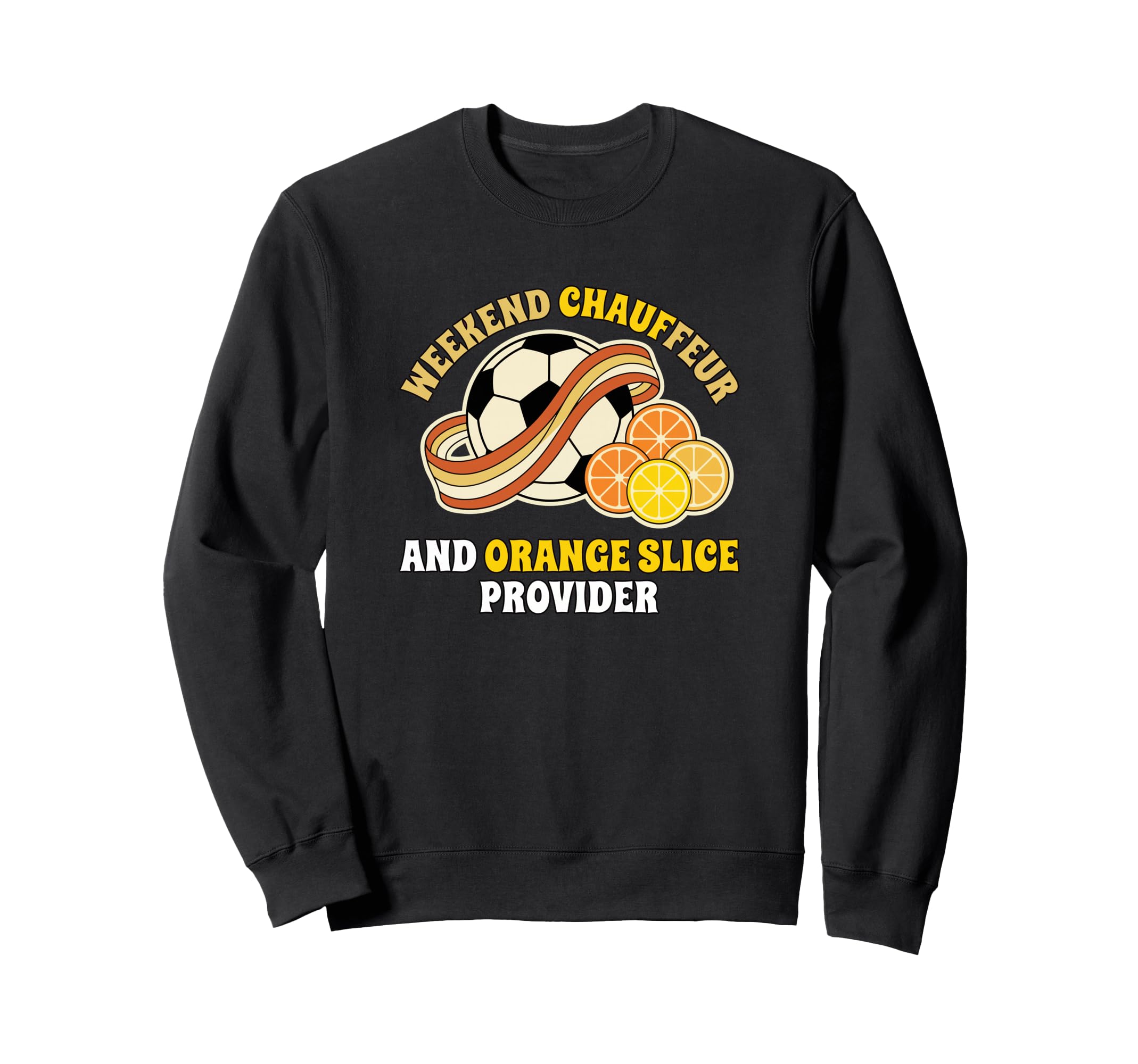Weekend Chauffeur And Orange Sweatshirt - Aesthetic Graphic Men Women