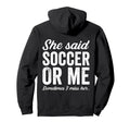 Funny Soccer Player Soccer Coach Hoodie - Aesthetic Graphic Unisex
