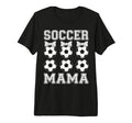 Soccer Mama Coquette Bow Soccer T-Shirt - Casual Everyday Wear Men Women