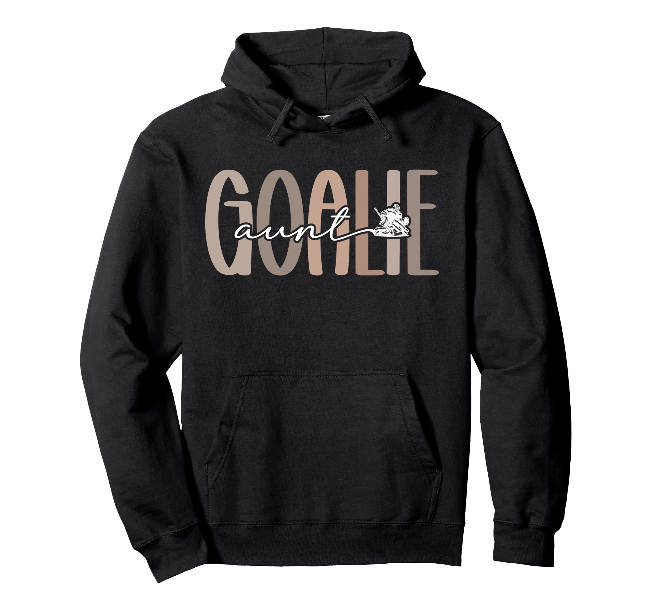 Ice Hockey Goalie Aunt Hockey Keeper Hoodie - Aesthetic Graphic Unisex