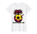 Practice Hair Dont Care Soccer Mom T-Shirt - Graphic Print Unisex