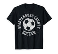 Spartanburg County Soccer T-Shirt - Casual Everyday Wear for Adults