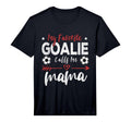 My Favorite Goalie Calls Me Mama T-Shirt - Custom Art Print for Adults