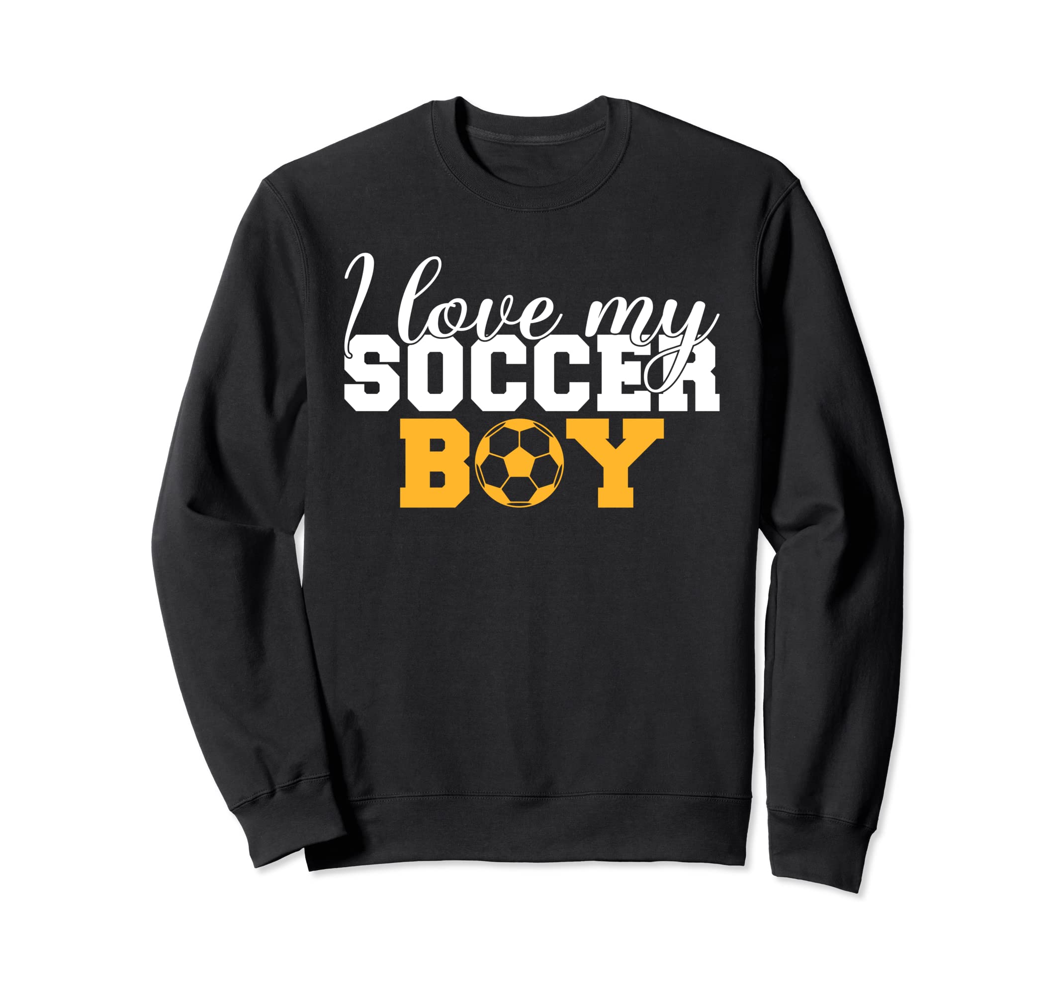 I Love My Soccer Soccer Parents Sweatshirt - Aesthetic Graphic Unisex