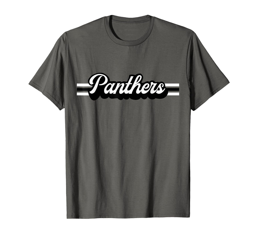 Panthers Mascot School Spirit Panther T-Shirt - Trendy Graphic Unisex