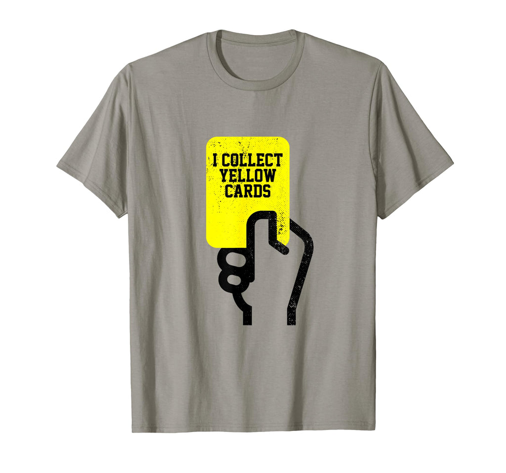 I Collect Yellow Cards Funny Soccer T-Shirt - Aesthetic Graphic for Adults