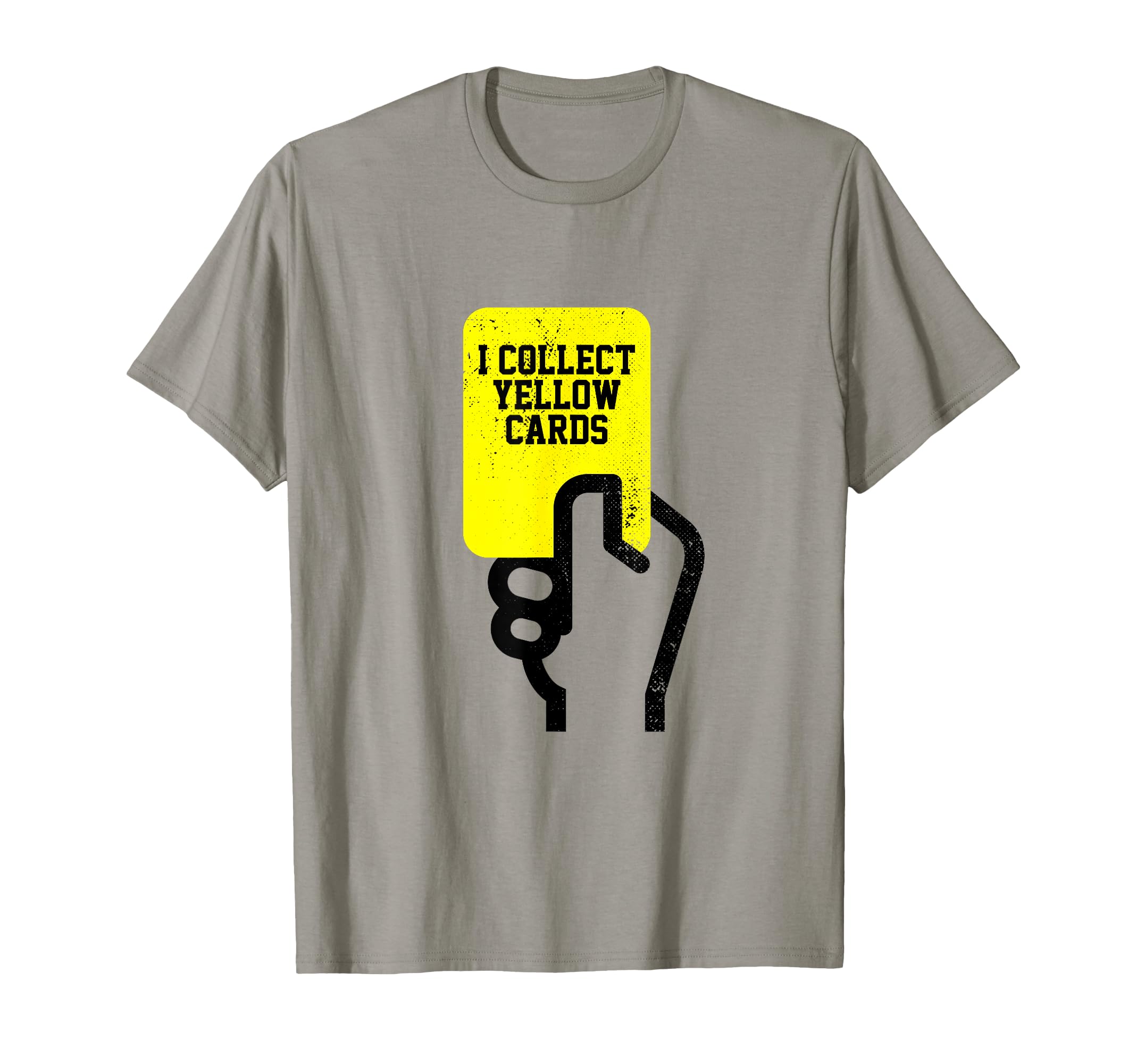 I Collect Yellow Cards Funny Soccer T-Shirt - Aesthetic Graphic for Adults