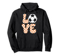 Love Soccer Teenage Soccer Players Hoodie - Minimalist Print for Adults