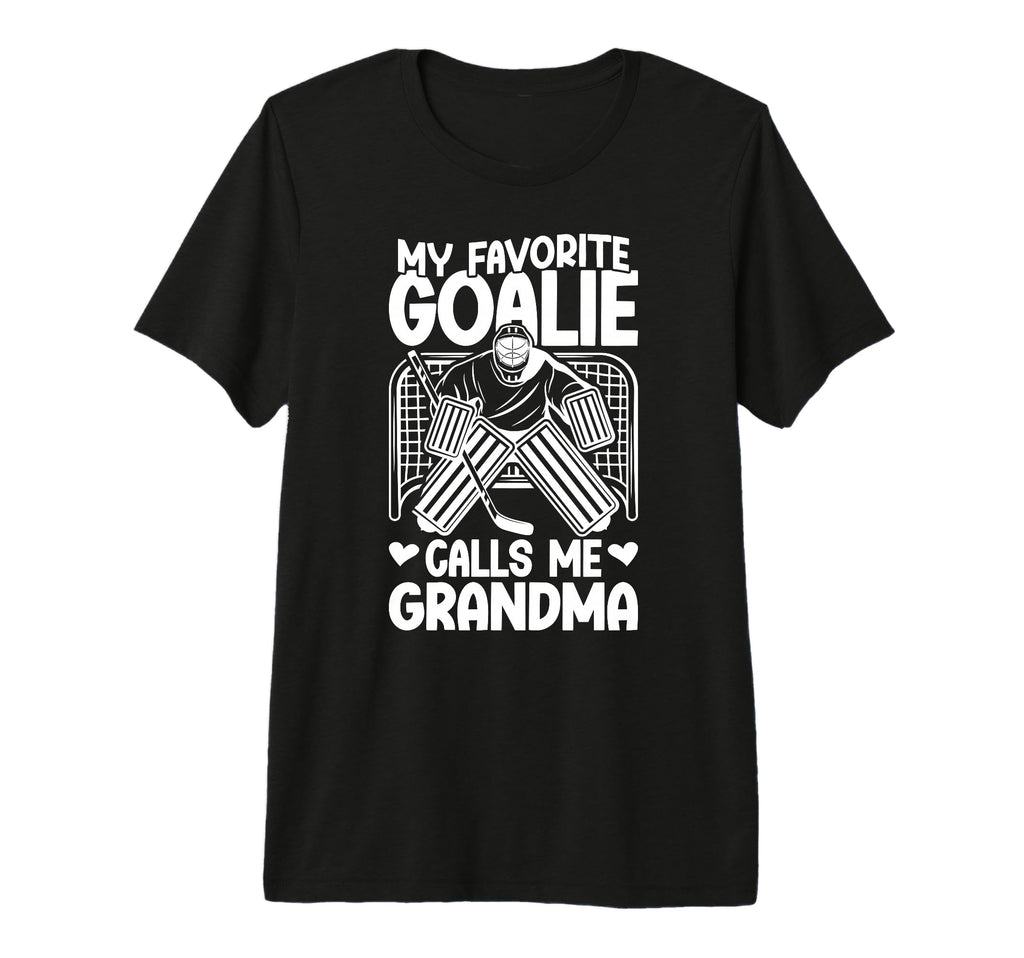 Proud Ice Hockey Goalie Grandma Hockey T-Shirt - Trendy Graphic Unisex