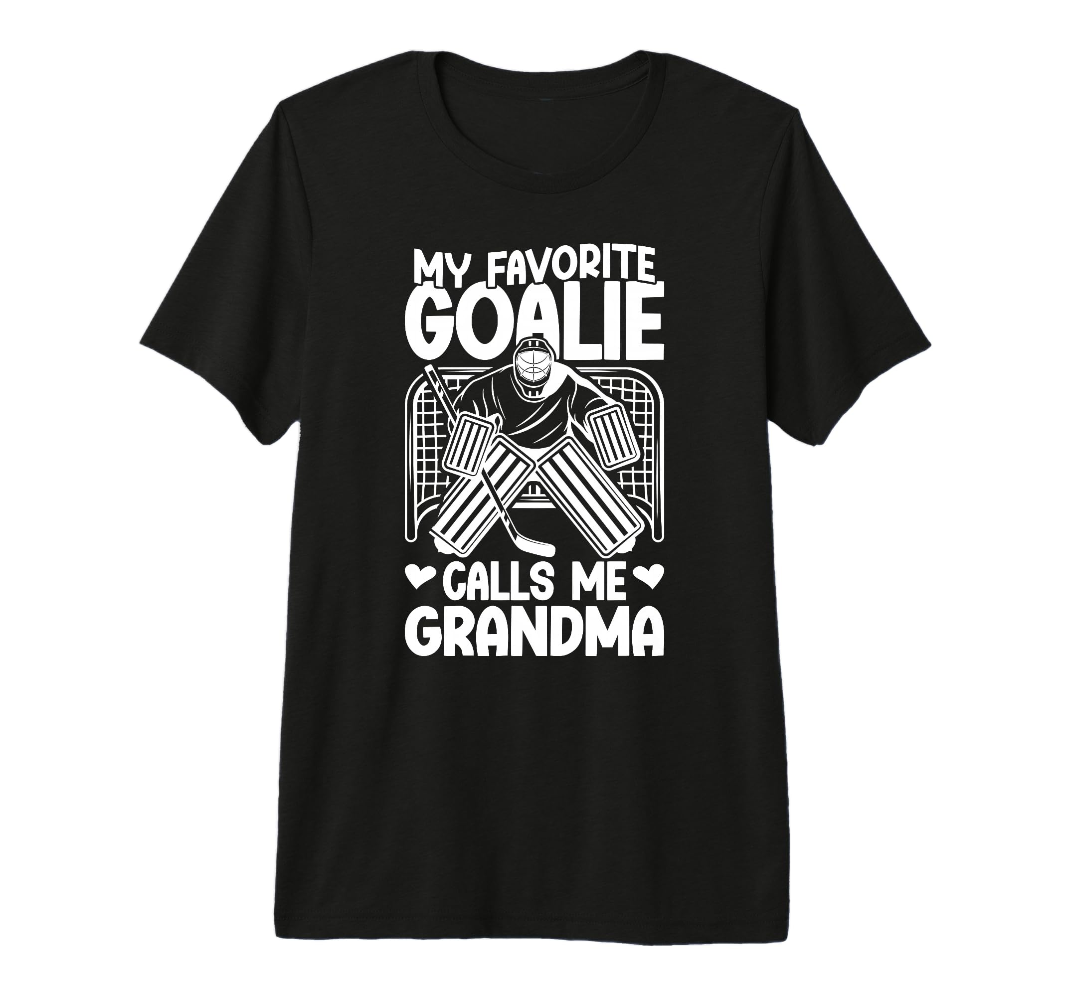 Proud Ice Hockey Goalie Grandma Hockey T-Shirt - Trendy Graphic Unisex
