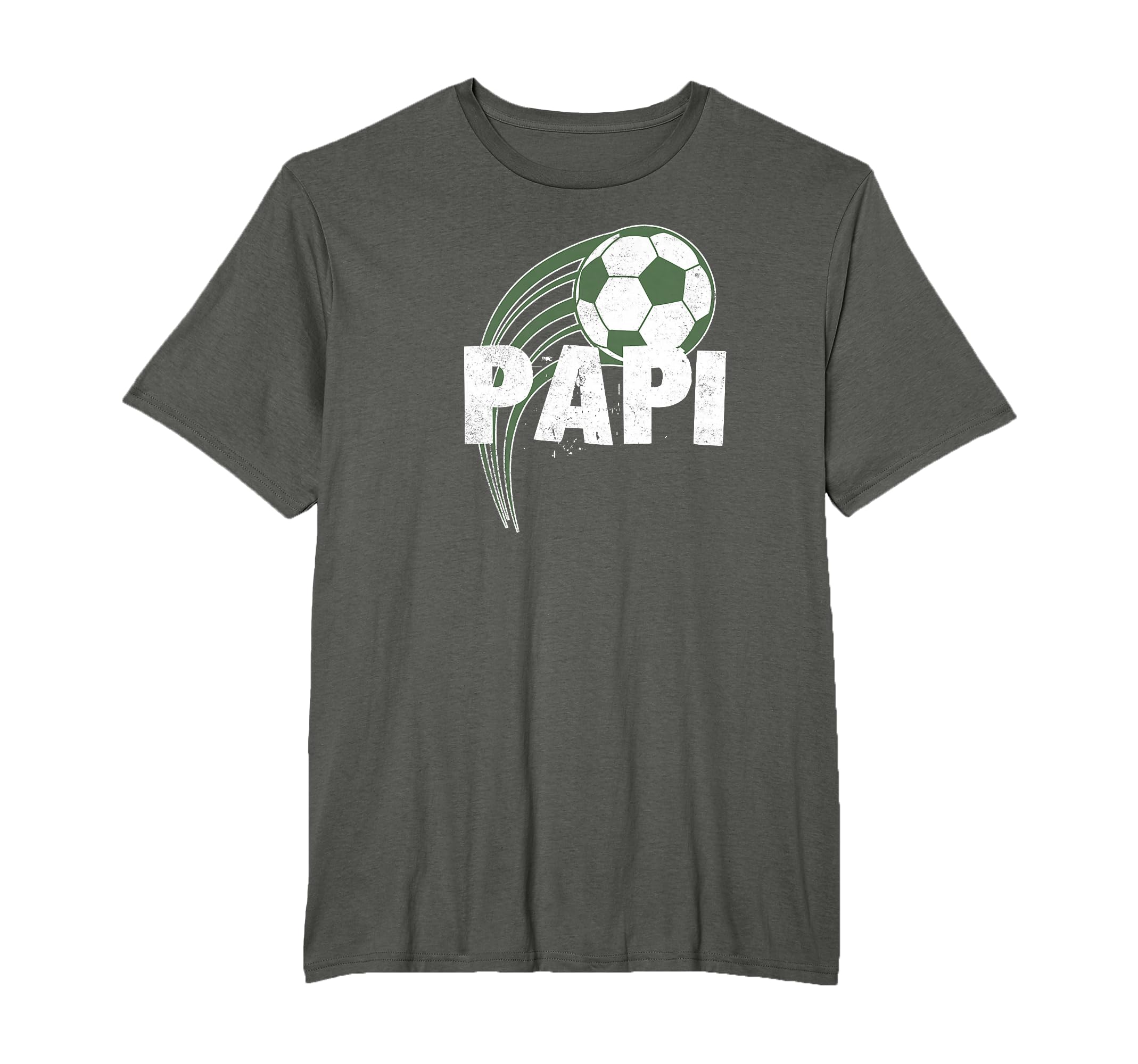 Papi Soccer Shirts Dads Who Love To T-Shirt - Casual Everyday Wear Unisex