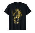 Soccer Player Sports Football T-Shirt - Fun Novelty Design Men Women