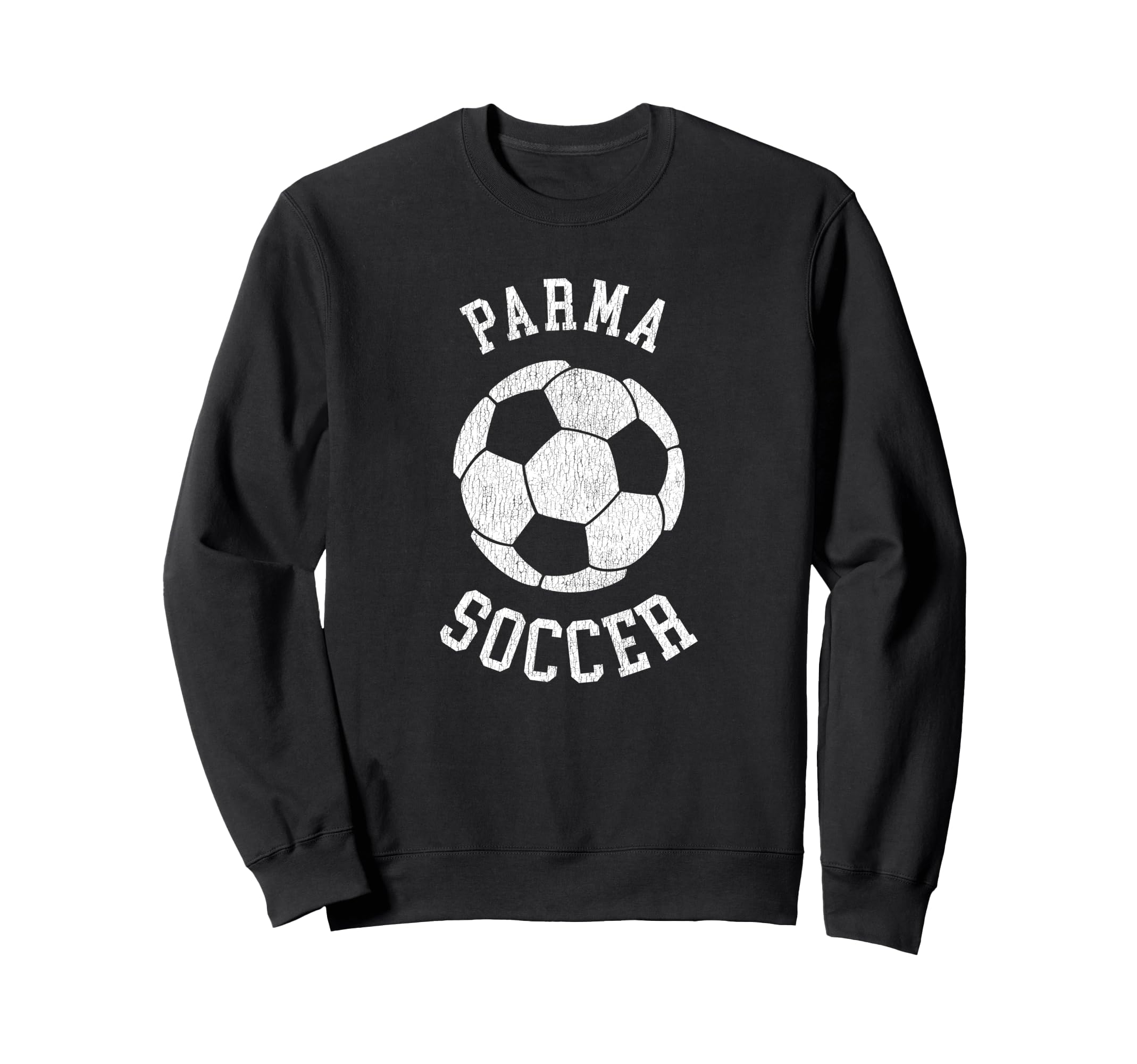 Parma Soccer Distressed 90S Sweatshirt - Fun Novelty Design Unisex