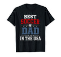 Best Soccer Dad Usa Patriotic Father T-Shirt - Novelty Apparel for Adults