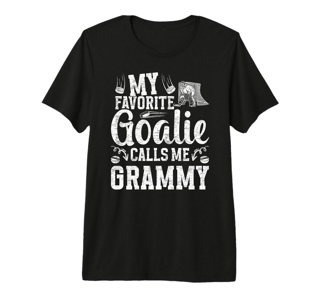 Favorite Ice Hockey Goalie Grammy T-Shirt - Custom Art Print for Adults