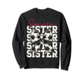 Soccer Sister Funny Coquette Bow Sweatshirt - Novelty Apparel for Adults