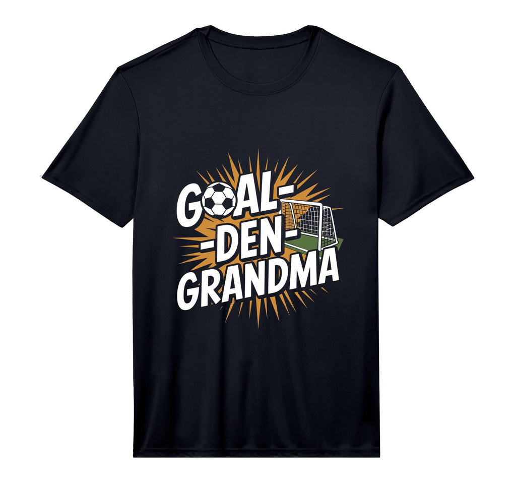 Mens Goal Den Grandma Funny Soccer T-Shirt - Unique Graphic for Adults