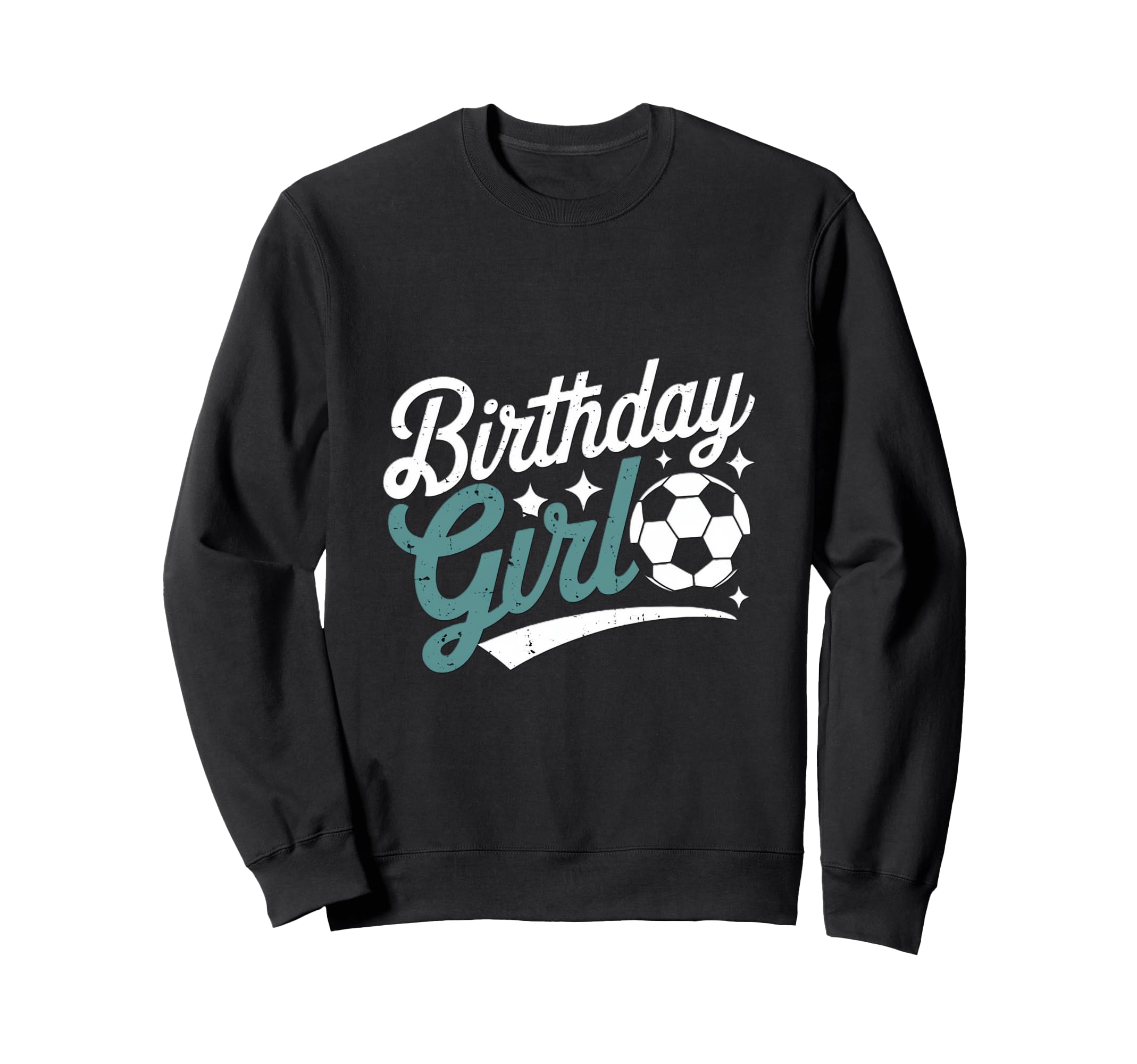 Birthday Soccer Hearts Fun Sweatshirt - Aesthetic Graphic for Adults