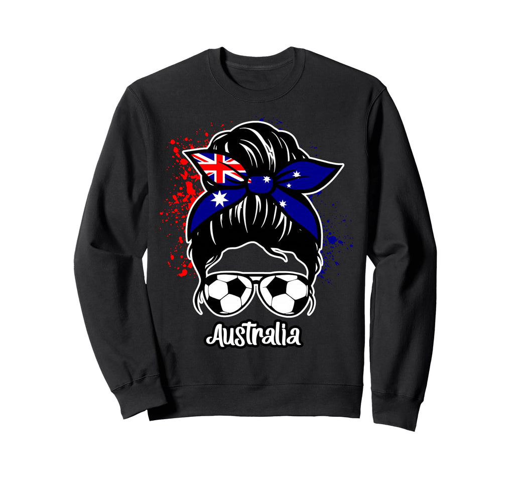 Australia Football Game Player Sweatshirt - Novelty Apparel for Adults