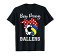 Busy Raising Ballers Funny Soccer T-Shirt - Graphic Print Unisex