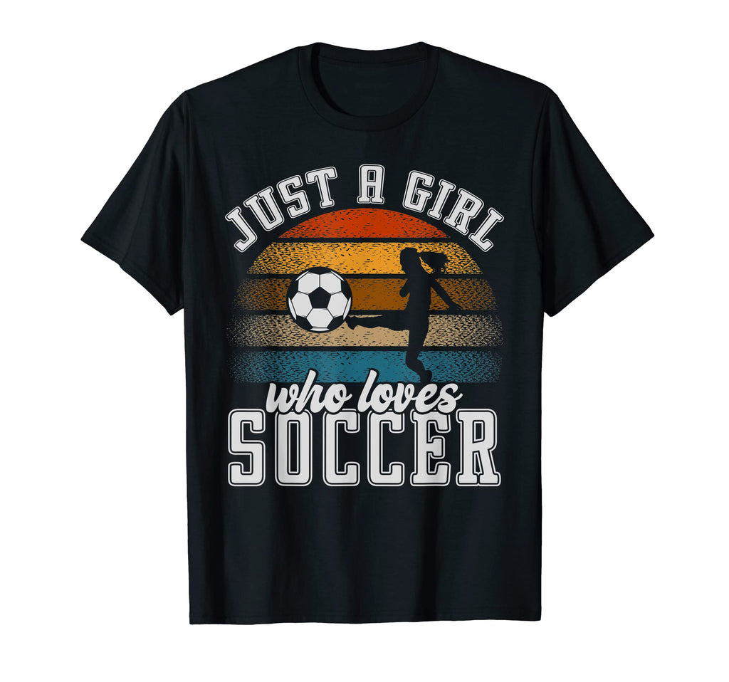 Just Who Loves Soccer Womens Soccer T-Shirt - Unique Graphic Men Women