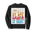Soccer Day Gamer Night Soccer Goal Sweatshirt - Streetwear Style Men Women