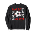 Game Day Soccer Heart Soccer Game Sweatshirt - Aesthetic Graphic Men Women