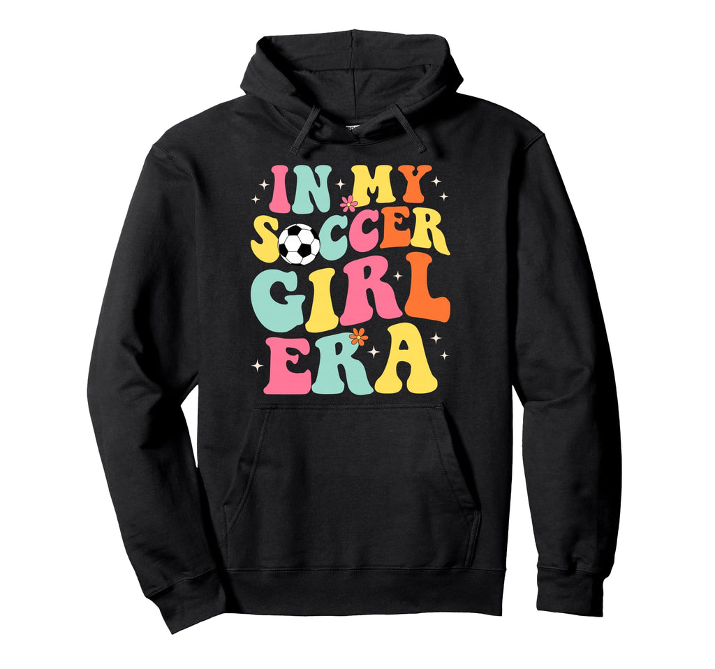 My Soccer Era Groovy Soccer Hoodie - Trendy Graphic for Adults