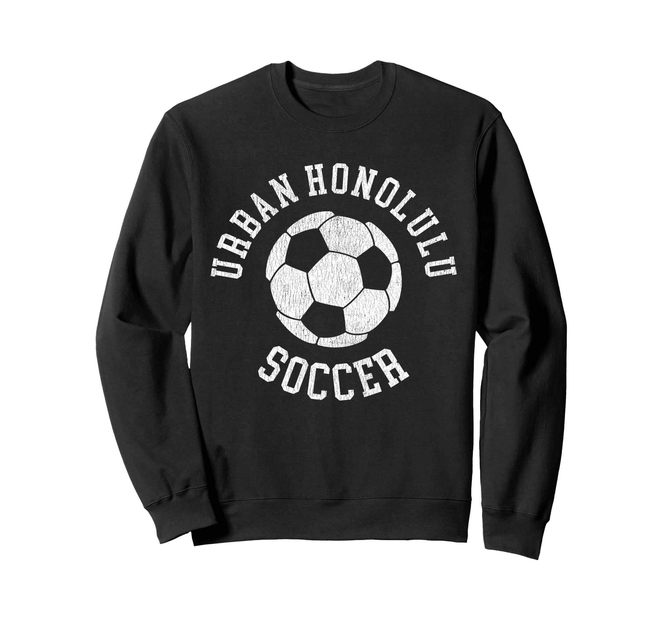 Urban Honolulu Soccer Sweatshirt - Casual Everyday Wear Men Women