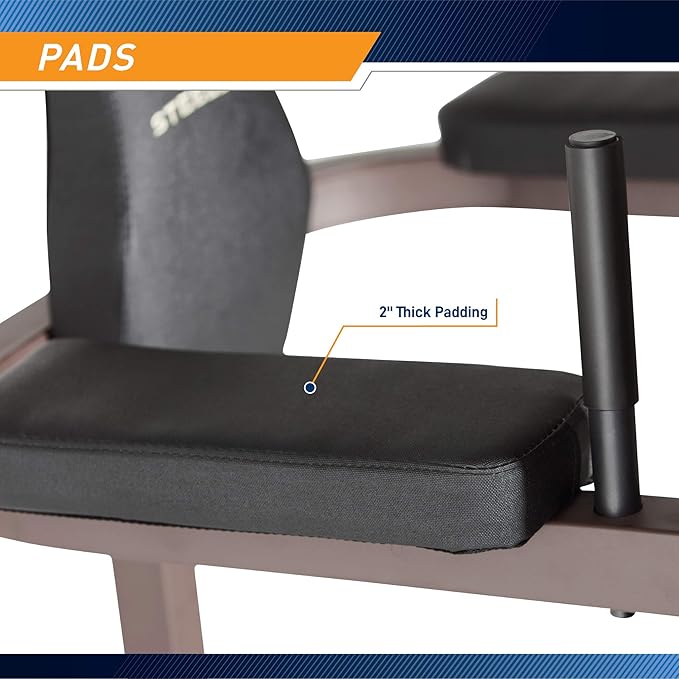 Steelbody Industrial Inspired Heavy Duty Home Gym System for Bodybuilding and Strength Training Available for Full Cage, Squat Rack and Power Tower