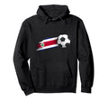Costa Rica Soccer Ball Hoodie - Minimalist Print Men Women