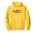 Tacos Soccer Beer Things I Love Hoodie - Aesthetic Graphic Men Women