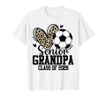 Senior Grandpa Class 2026 Soccer T-Shirt - Trendy Graphic Men Women