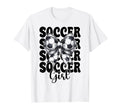 Soccer Soccer Mom Mothers Day Coquette T-Shirt - Custom Art Print Unisex
