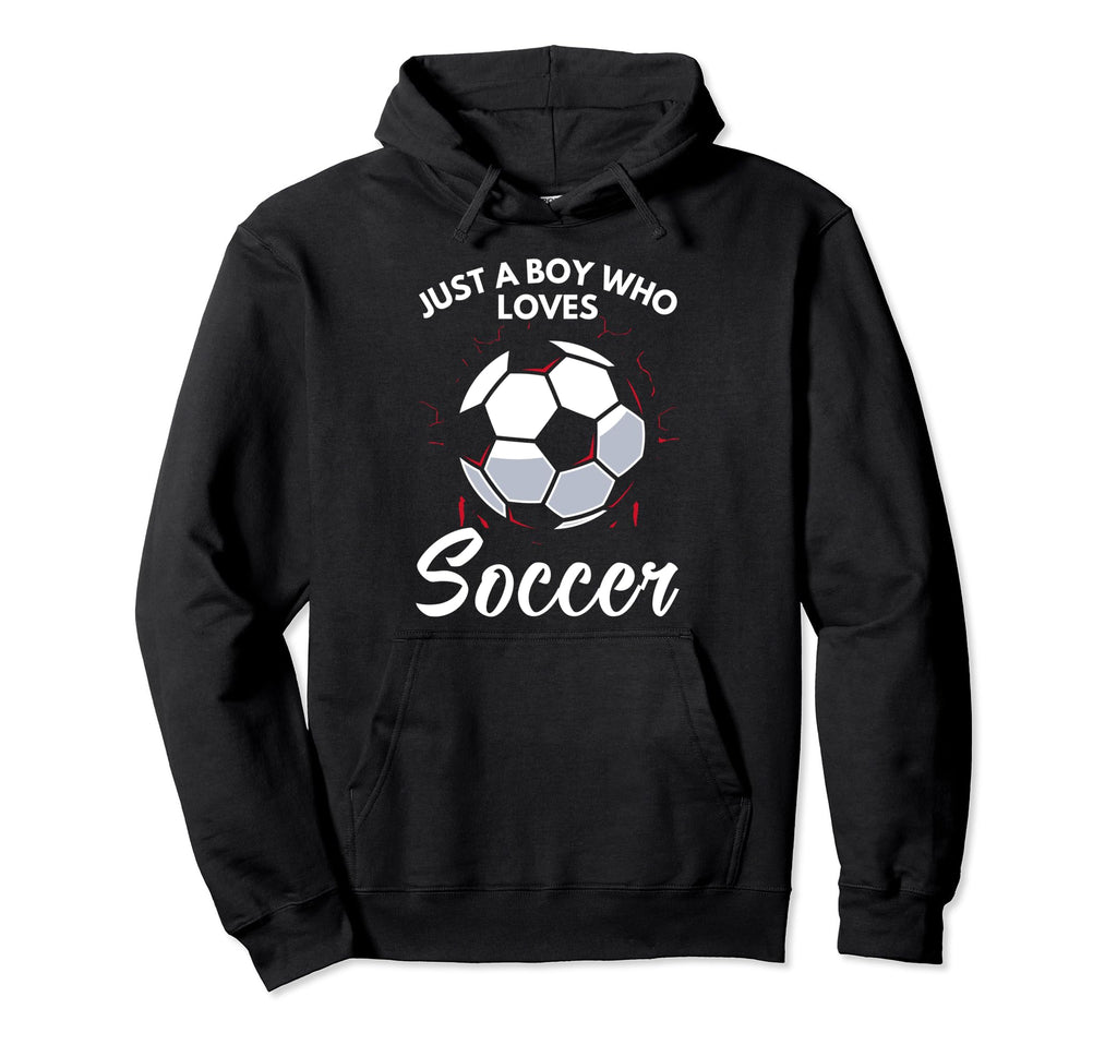 Just Who Loves Soccer Soccer Hoodie - Custom Art Print Men Women