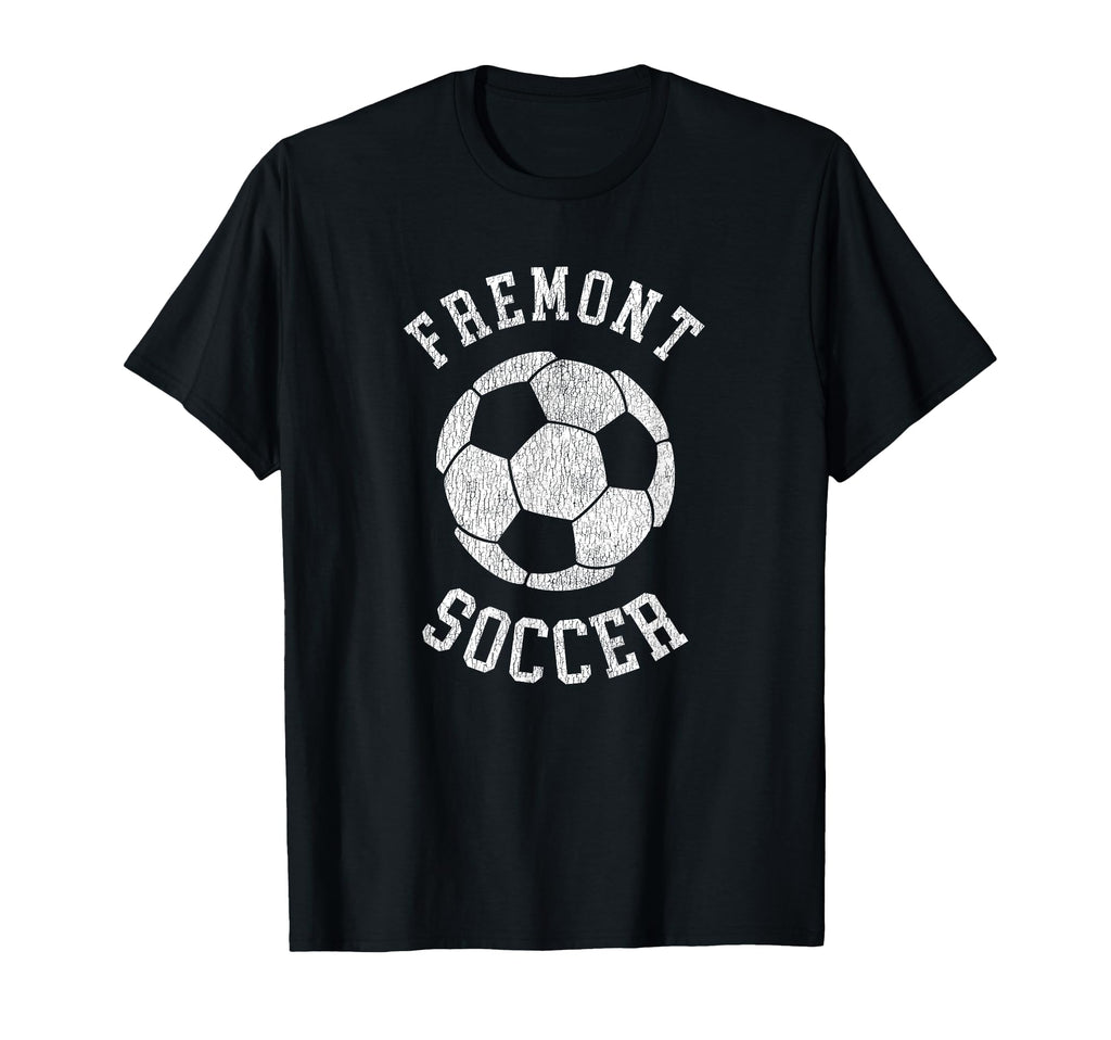Fremont Soccer Distressed 90S T-Shirt - Graphic Print Unisex