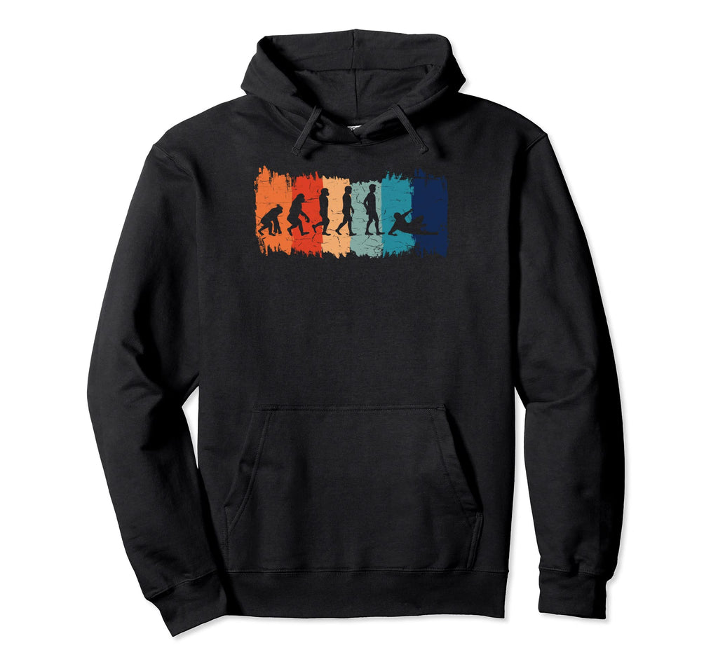 Soccer Evolution Soccer Player Hoodie - Fun Novelty Design for Adults