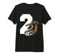 2 Soccer Birthday Gift Soccer Fan T-Shirt - Fun Novelty Design for Adults
