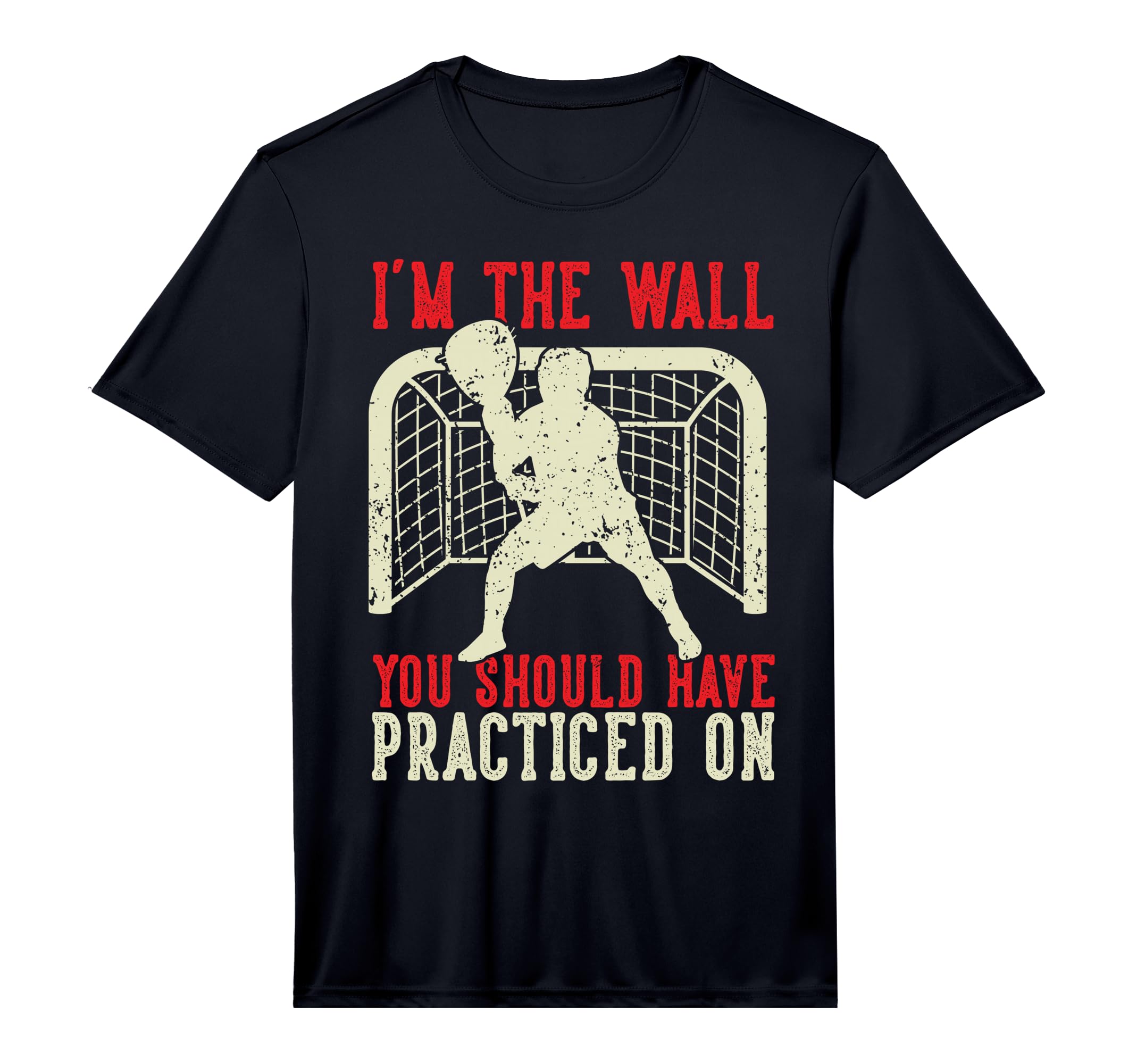 Lax Goalie Joke Lacrosse Sport Goalie T-Shirt - Graphic Print for Adults