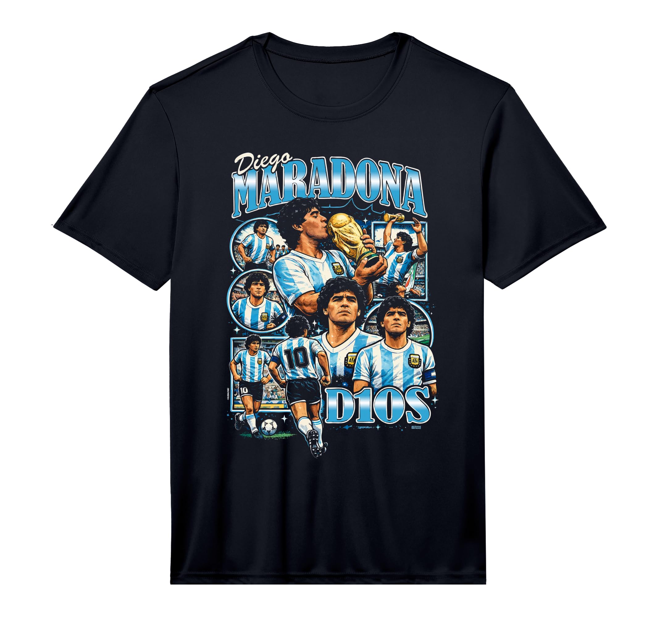 Diego Maradona 90S Bootleg Football T-Shirt - Streetwear Style Unisex