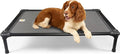 Sytopia 42'' Outdoor Elevated Dog Bed for Large Dogs, Chew-Proof Pet Camping Raised Cot with Breathable Mesh - Durable Frame, Cooling Hammock Bed, Non-Slip Feet, Waterproof, Easy Clean