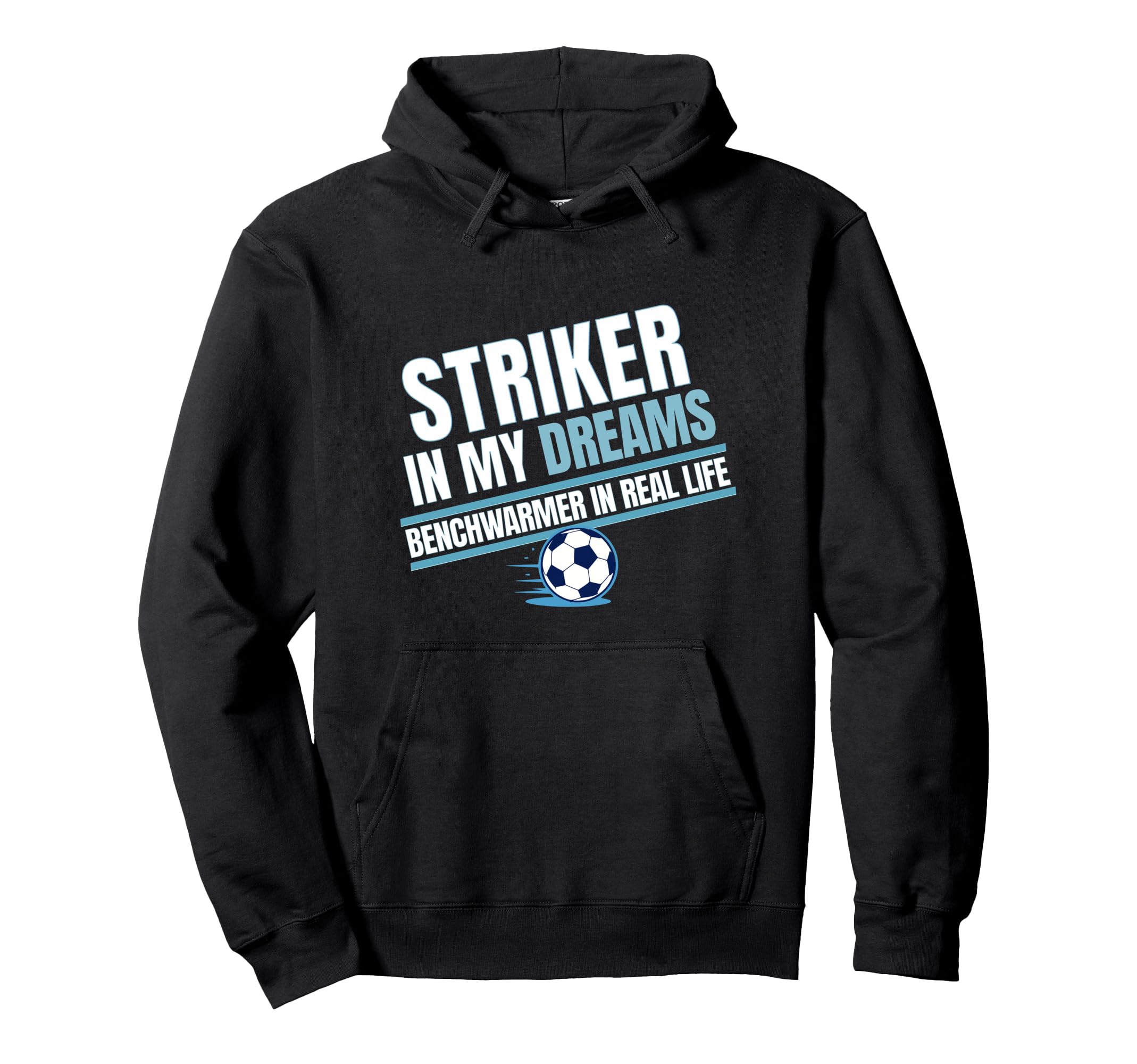 Striker My Dreams Benchwarmers Real Life Hoodie - Aesthetic Graphic Unisex