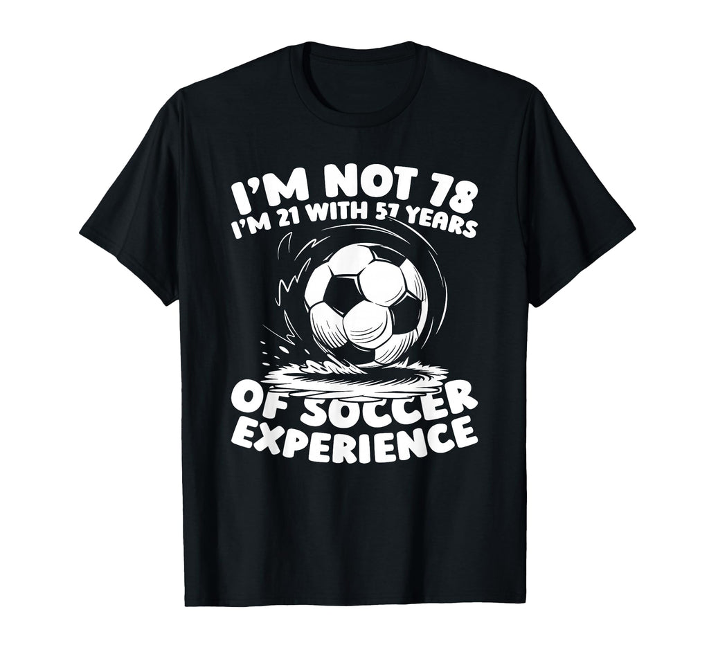 78Th Birthday Soccer Sports Team T-Shirt - Minimalist Print Men Women