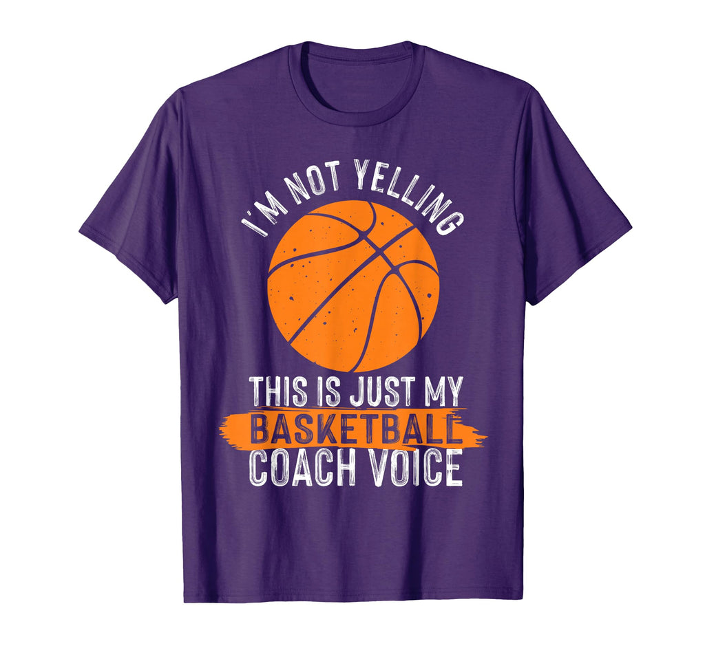 Basketball Coach Basketball Coaching Voice T-Shirt - Graphic Print Unisex