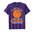 Basketball Coach Basketball Coaching Voice T-Shirt - Graphic Print Unisex