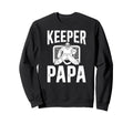 Ice Hockey Keeper Papa Ice Hockey Sweatshirt - Streetwear Style Men Women