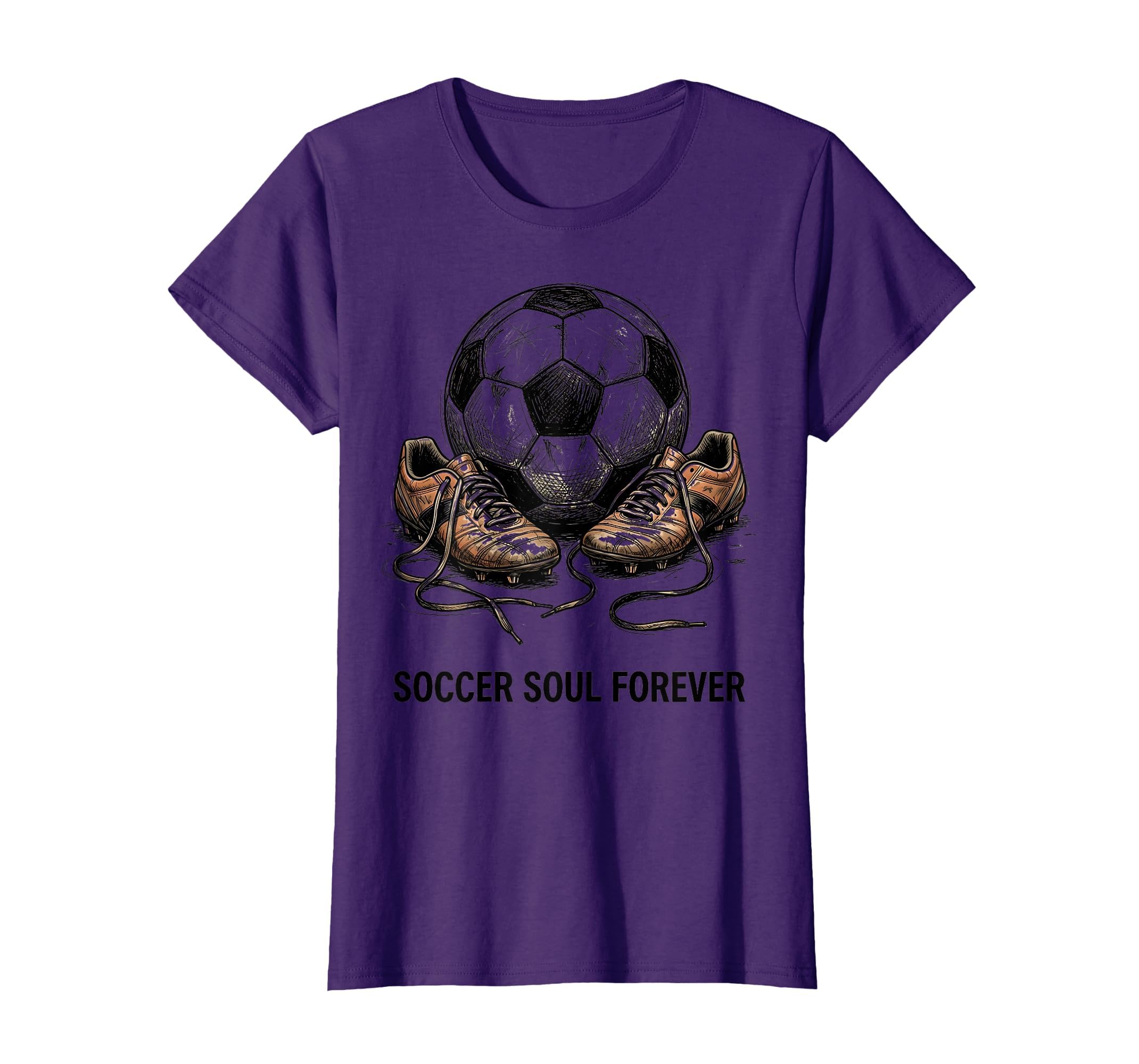 Soccer Soul Forever Passionate Player T-Shirt - Streetwear Style Unisex