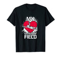 My Heart Is That Field Funny Goalkeeper Mom T-Shirt - Trendy Graphic Unisex