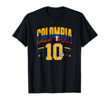 Colombia Football 10 Soccer Lovers T-Shirt - Streetwear Style for Adults